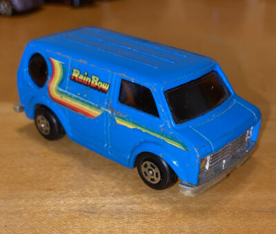 VINTAGE SUPER WHEELS BEDFORD  RAINBOW VAN HONG KONG Rare Original Old Car FreeSh