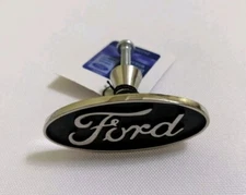 FORD Car USA Vintage Oval Black Logo Cabinet Drawer Pull Knob ManCave Garage New