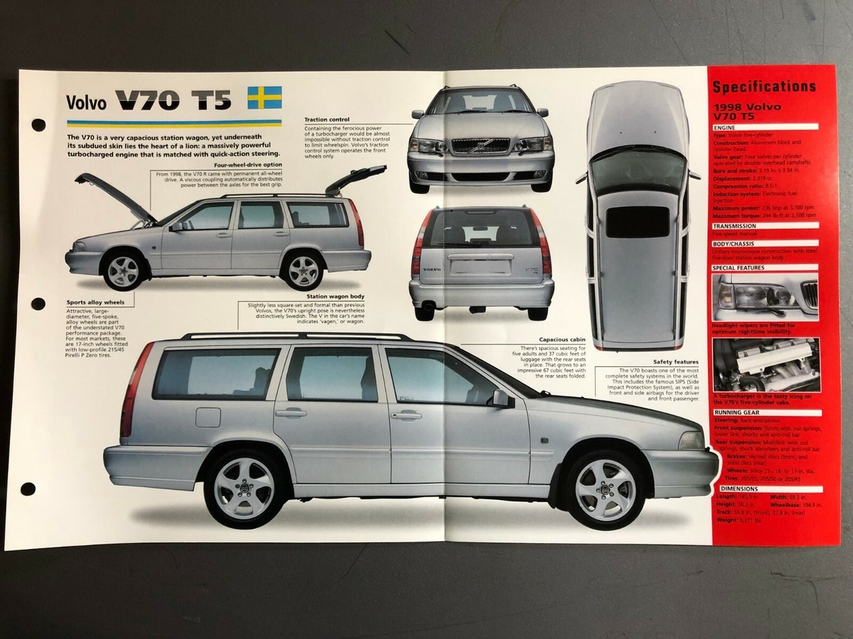 1996 VOLVO V70 T5 Station Wagon IMP 