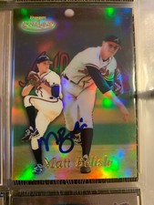 MATT BELISLE AUTOGRAPHED SIGNED 1999 TOPPS GOLD LABEL CARD BRAVES COA