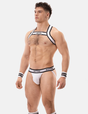 barcode Berlin - Jockstrap BOTTOM weiß S M L XL Herren Slip sexy gay 92421/204