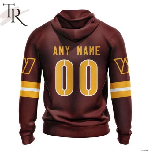 Personalized Washington Commanders 3D Hoodie