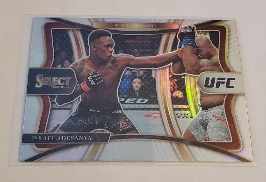 R72,304 - 2021 Panini Select UFC Silver #134 Israel Adesanya