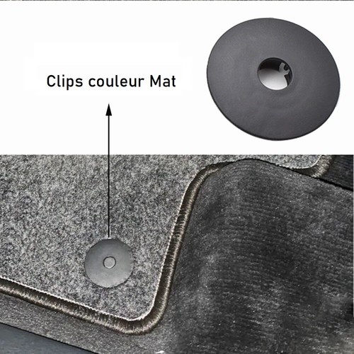 4 Clips Fixation Tapis de Sol Compatible pour Audi Vw Golf Skoda Octavia Seat ++ - Foto 4 di 7