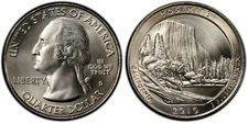 2010-D Yosemite California National Park Quarter ATB Denver Mint NPD03