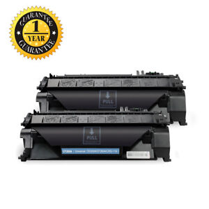 2PK CF280A 80A Black Laser Toner Cartridge for HP LaserJet Pro 400 M401dn US