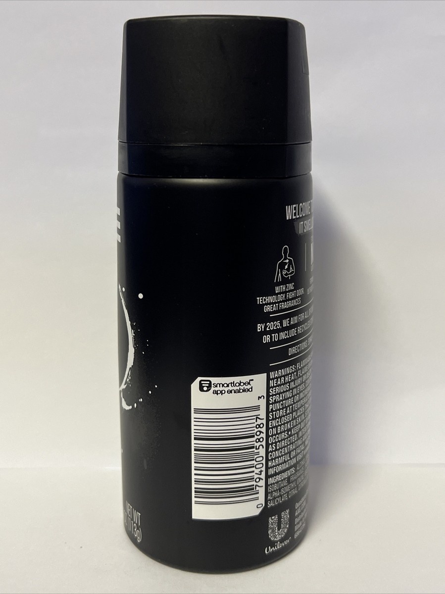 AXE Black Frozen Pear & Cedarwood Deodorant Bodyspray NET WT. 4 oz