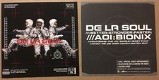DE LA SOUL Rare VINTAGE 2001 PROMO POSTER FLAT for Aoi Bionix CD 12x12 MINT USA