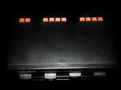radio shack high power stereo speaker control center