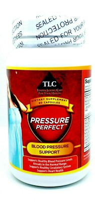 #ad #ad BLOOD PRESSURE SUPPORT PRESSURE PERFECT 90 Capsules by TLC SUPER FORMULA $24.99