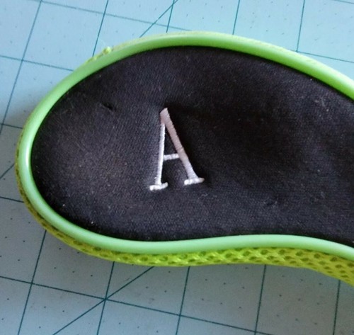 Unbranded: Black & Neon Green Zip-Up "A" Club Cover - Pre-Owned & Free Shipping - Picture 4 of 6