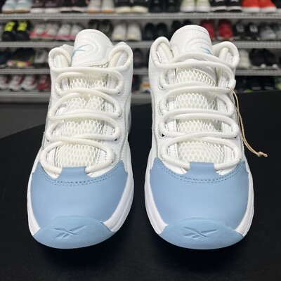 Reebok Question Mid Denver Nuggets Retro Blue White Youth Size US