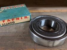 FAFNIR 312KDD, TIMKEN 312KDD RADIAL/DEEP GROOVE BALL BEARING, ROUND BORE