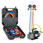 <!--F#f_0-->3.5 cfm Air Conditioner Vacuum Pump Tool Kit w Gauge Set for R12 R134a ACs More<!--F/-->