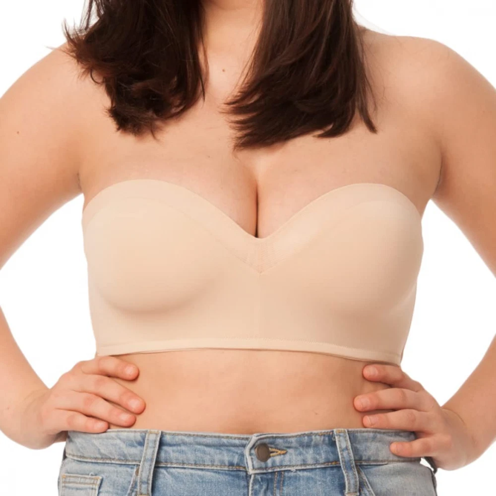 Lively Wireless Strapless Bra Tan Size 36 C - $56 New With Tags