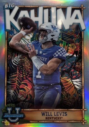 2022 Bowman University Chrome Will Levis #TBK-7