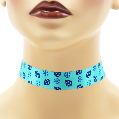 Christmas Choker 7/8 inch Custom Necklace 22 mm - 23 mm winter holiday red green - Picture 5 of 7
