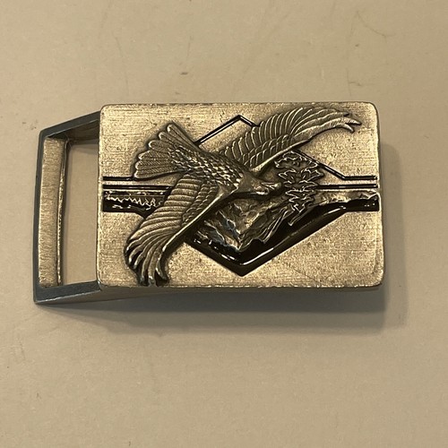 Siskiyou Buckle Co VTG 1997 Eagle Belt Buckle Ashland Oregon