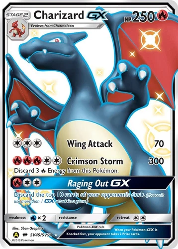 Charizard GX SV49/SV94 Hidden Fates: Shiny Vault