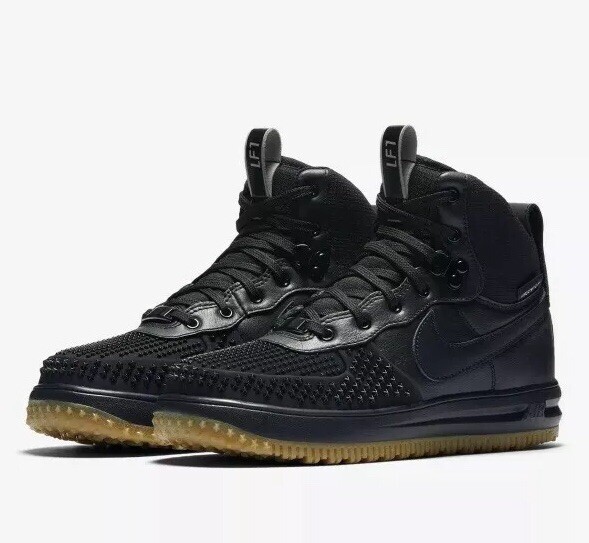 Nike Af1 Lunar Force 1 Duckboot (gs) Sneakerboot Boys Sz 4y Black  882842-001 for sale online | eBay