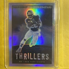 2023 Panini Rookies & Stars - Thrillers Silver Prizm #TH-22 Saquon Barkley PWE 