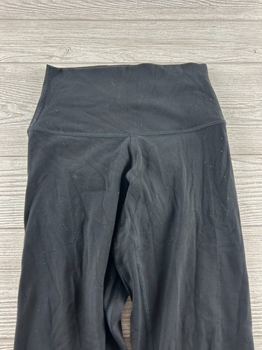 Lululemon Black Leggings High Waist Stretch Athletic Wear Dance Yoga - Picture 2 of 7