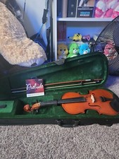 4/4 Adult Acoustic Right Handed Violin w/ Case Bridge Bow for Beginner