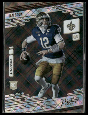 2021 Panini Prestige #282 Ian Book Xtra Points Hyper New Orleans Saints