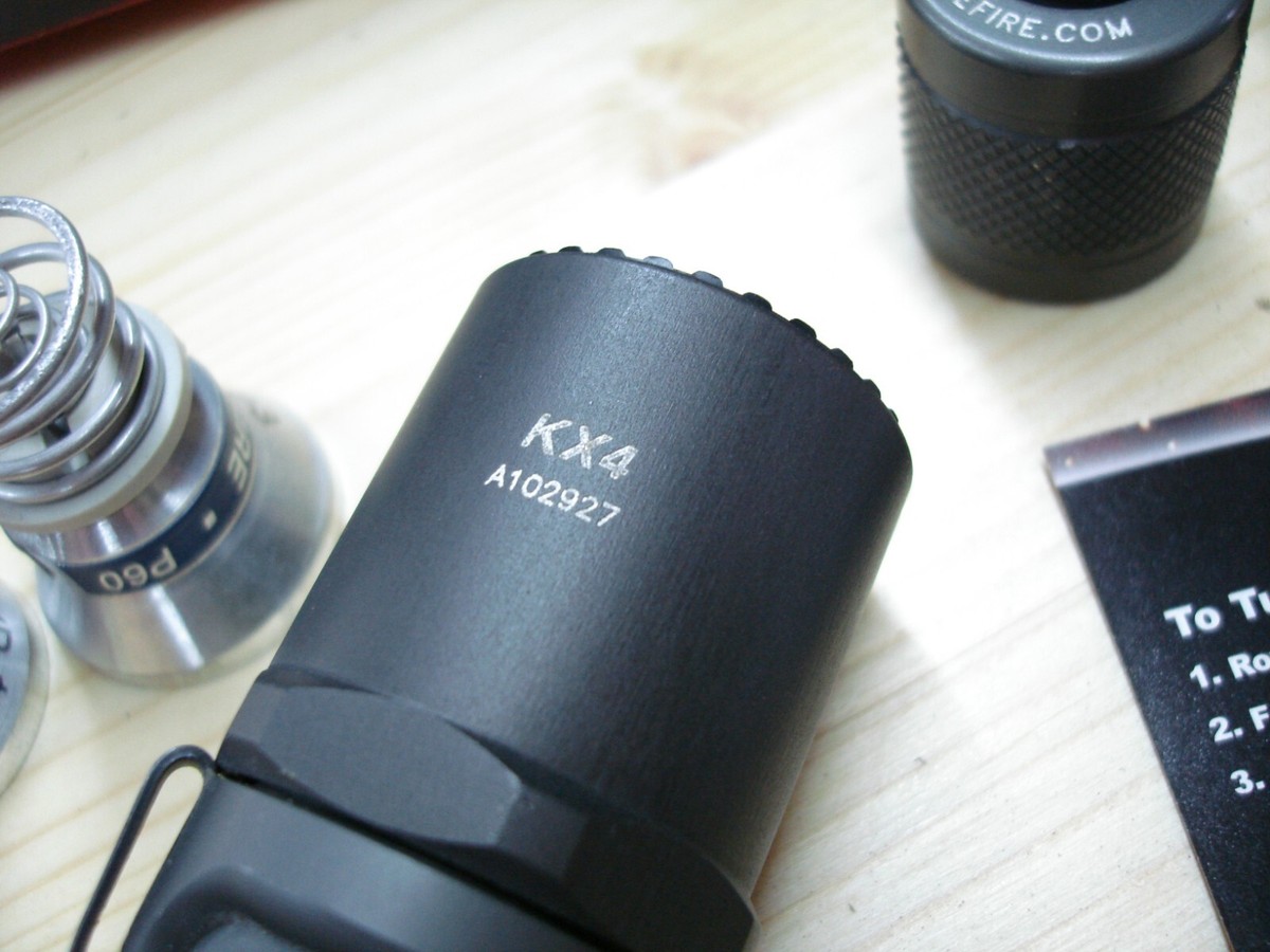 Surefire C2 Centurion Flashlight KX4 Led P60 P61 Lamps Z48