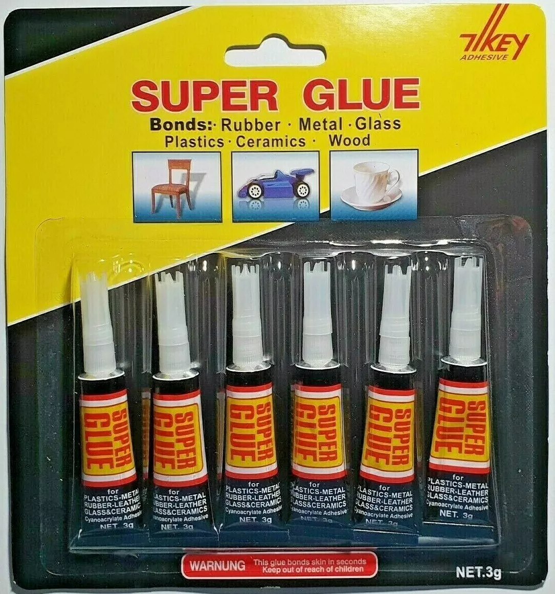 Metal plastic glue outlet