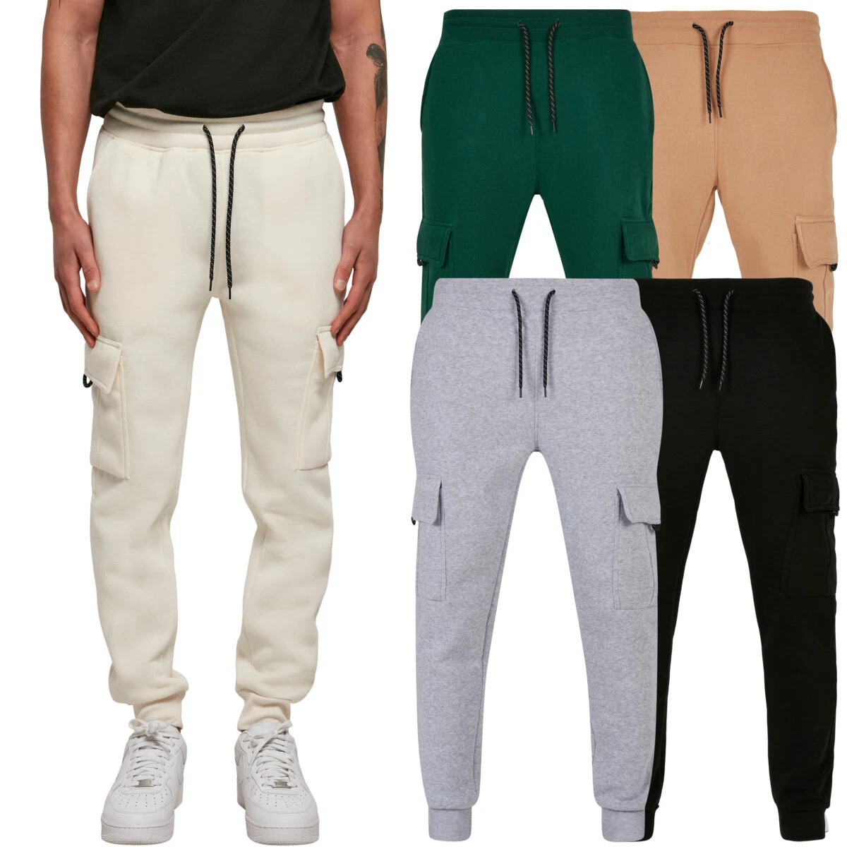Southpole Cargo Fleece Jogger Training Pants Sports Jogging Sweatpants Men