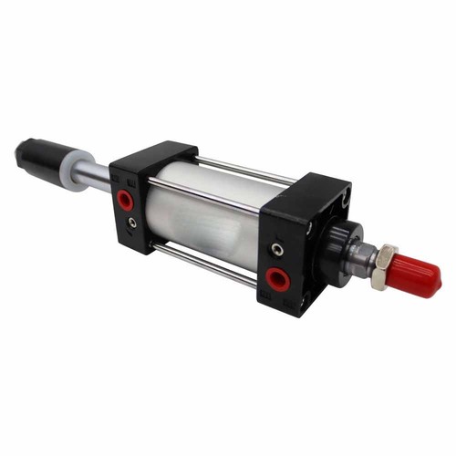 Double Acting Air Cylinder Pneumatic Standard Cylinder Aluminum Alloy 1.96'' - Picture 10 of 15