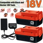 2Pack 18V for Black Decker HPB18 18 Volt Battery /Charger HPB18-OPE 244760-00