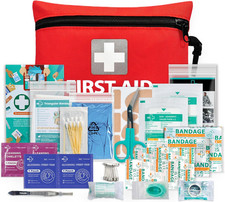 General Medi Mini First Aid Kit, 92 Pieces Small First Aid Kit - Includes 