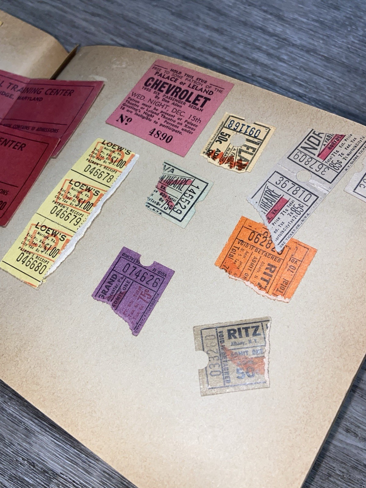 1950s Scrapbook Vintage 50’s Ephemera WW2 Memorabilia, Militaria, Destinations