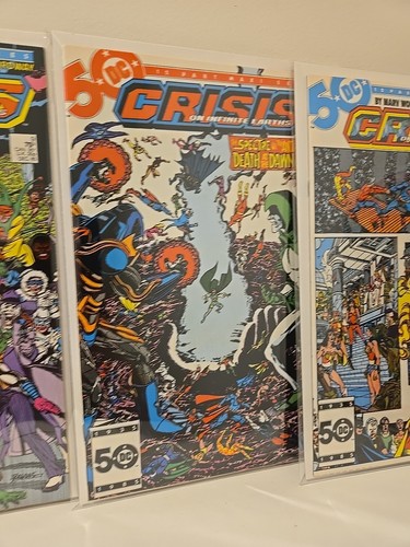 CRISIS ON INFINITE EARTHS #1-12 (1985) COMPLETE NM Death of Super-Girl & Flash - Picture 11 of 13