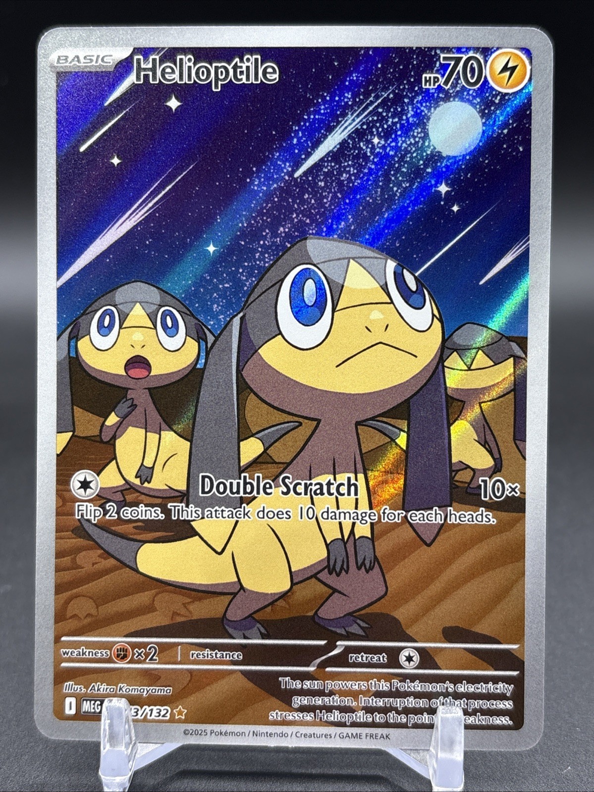 Helioptile #143/132 Mega Evolution Pokemon TCG NM
