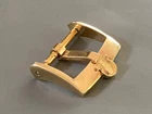 OMEGA Genuine Buckle Gold Filled 16mm Yellow Gold Swiss Vintage Pre-Owned