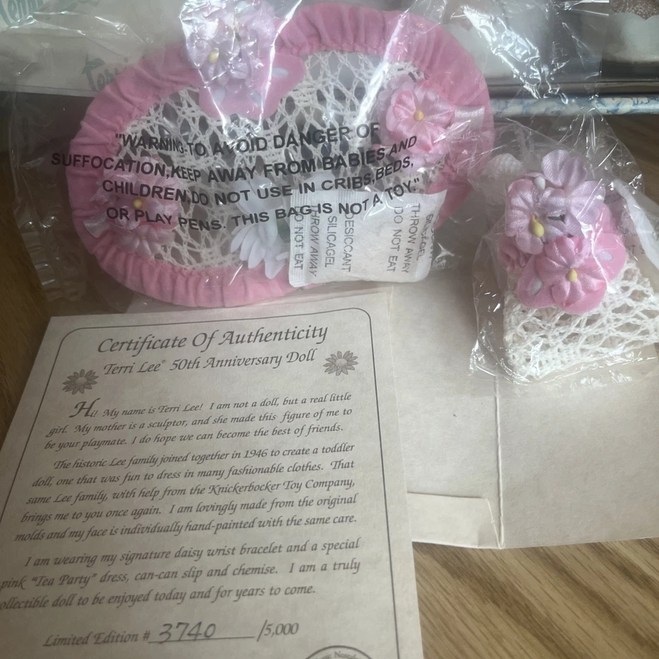Muñeca de pelo rubio Terri Lee 16 pulgadas edición Límites vintage Foto 3 de 4