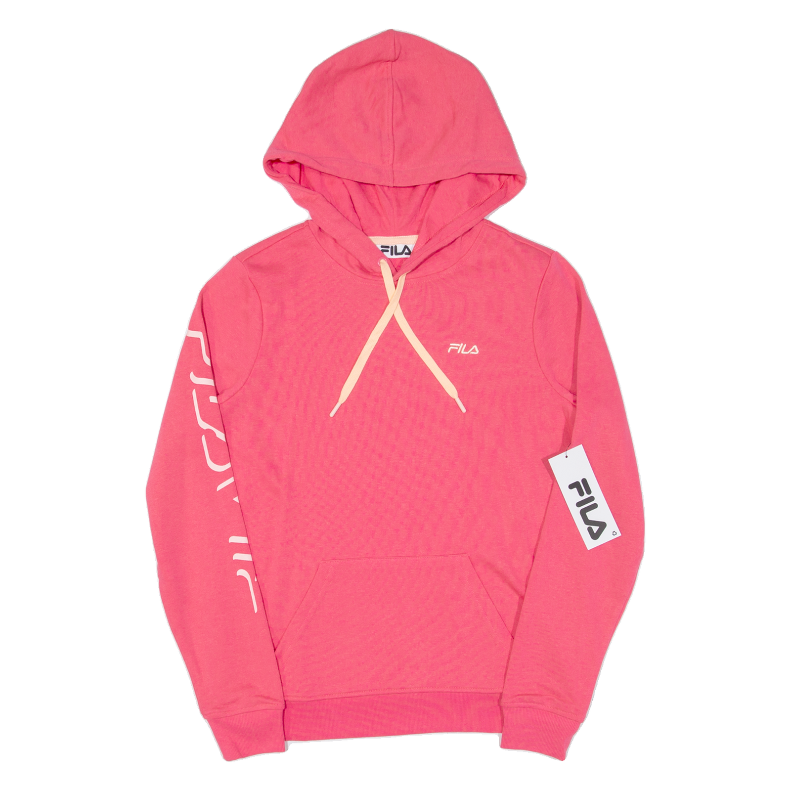FILA felpa con cappuccio donna rosa UK 10