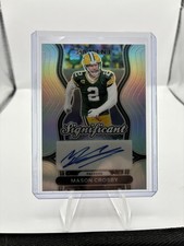 Mason Crosby 2024 Prizm Football Significant Signatures Silver Auto Packers