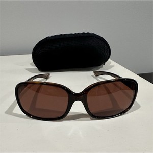 Costa Del Mar Riverton RVT 10 580P Polarized Brown Square Fishing Sunglasses