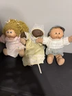 Lot of 3 Vintage Cabbage Patch Kids Dolls - Signed 1980s Coleco