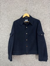 Jump The Gun Jacket Size 42 Large Navy Blue Mod Chore Bomber Made in England