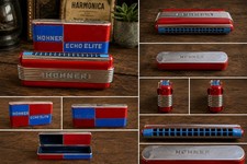 HOHNER Echo Elite – Harmonica Vintage Made in Germany avec étui d'origine