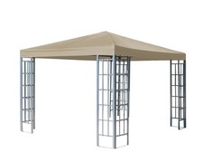 QUICK STAR Rank Pavillon 3x3m Beige Metall
