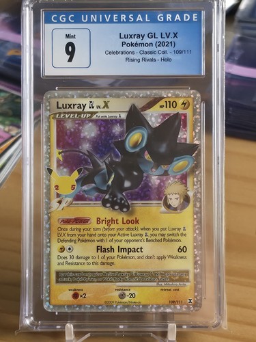 Luxray GL LV.X graded CGC 9 for sale on eBay