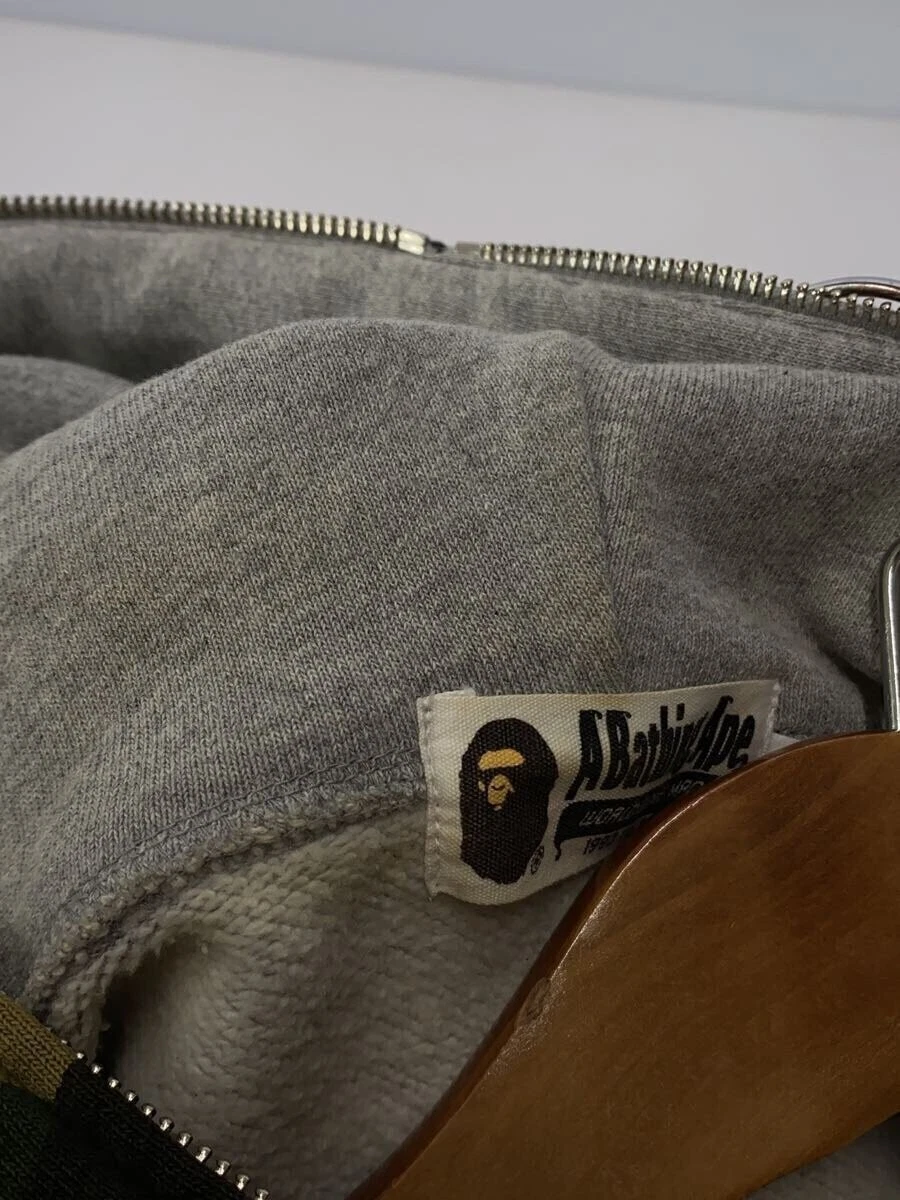 A BATHING APE (BAPE) Felpa con cappuccio e zip BAPE A BATHING APE S cotone nero #ED AZA