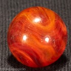 Champion *HOT RED INFERNO Swirl Marble 9/16" Mint Hawkeyespicks sg — photo 5