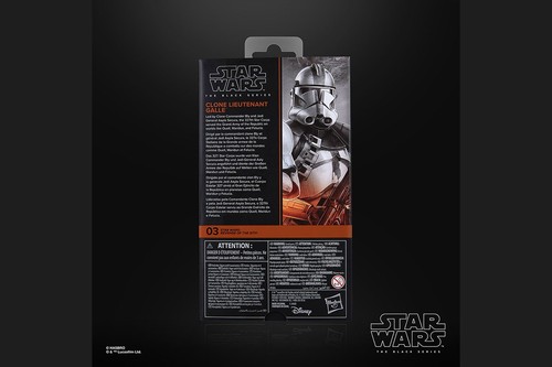 Star Wars - Black Series: 6 Inch Action Figure - Clone Lieutenant Galle - Picture 3 of 7